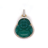 Diamond Buddha Pendant 10K - White Carat - USA & Canada